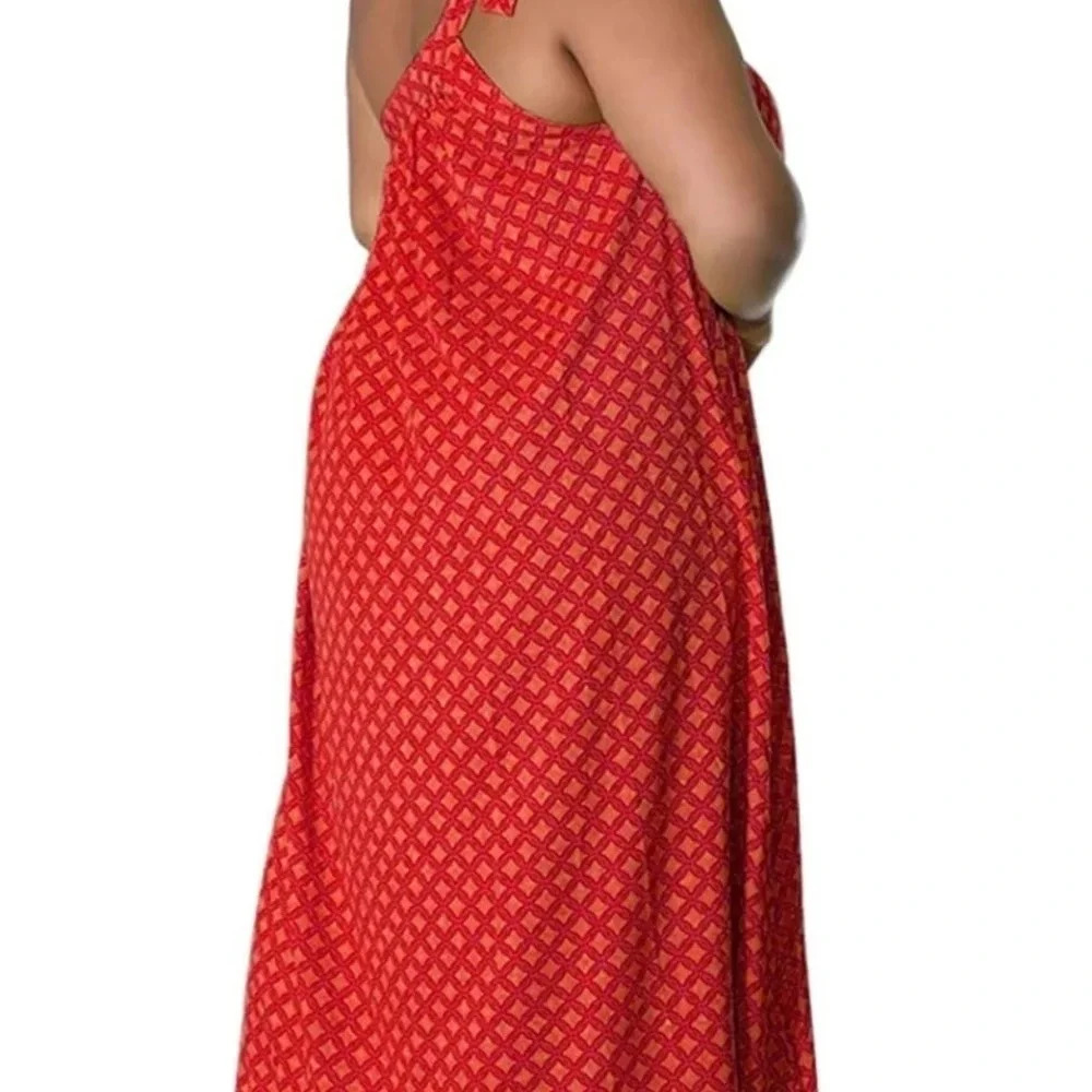 Plus size 1 shoulder halter dress - Picture 4 of 6